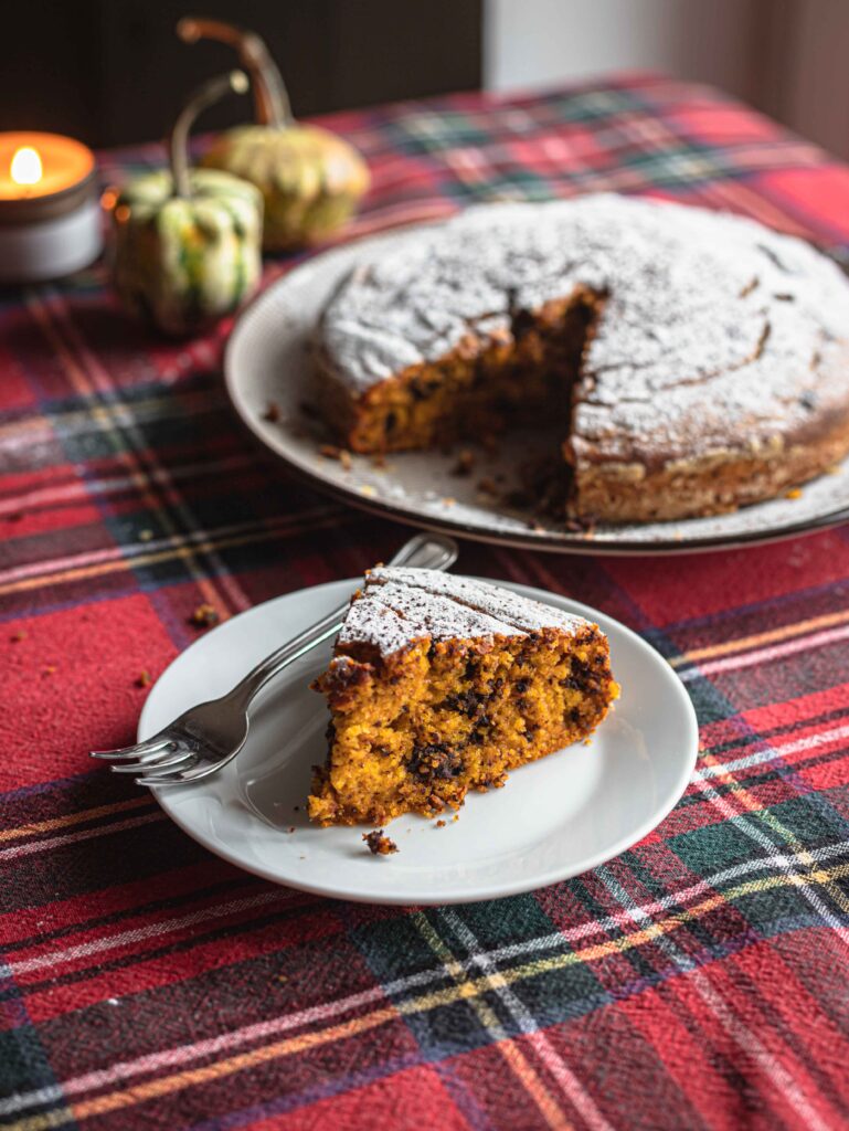 torta zucca e cioccolato