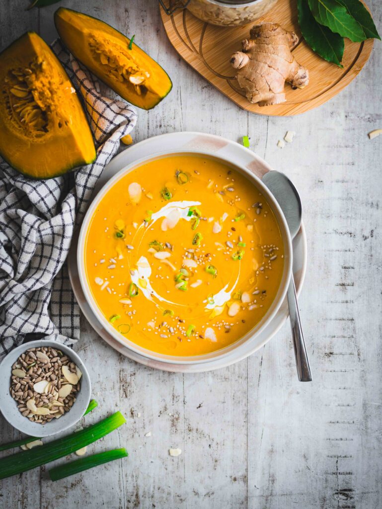 vellutata zucca e carote